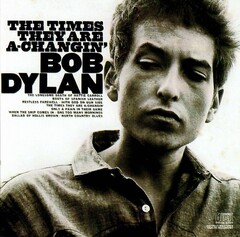 The Times They Are A‐Changin’ by Bob Dylan album cover