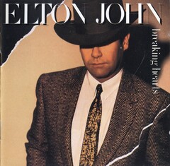 Breaking Hearts by Elton John album cover