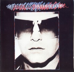 Victim of Love by Elton John album cover
