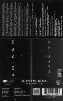 Infinite by Eminem album cover